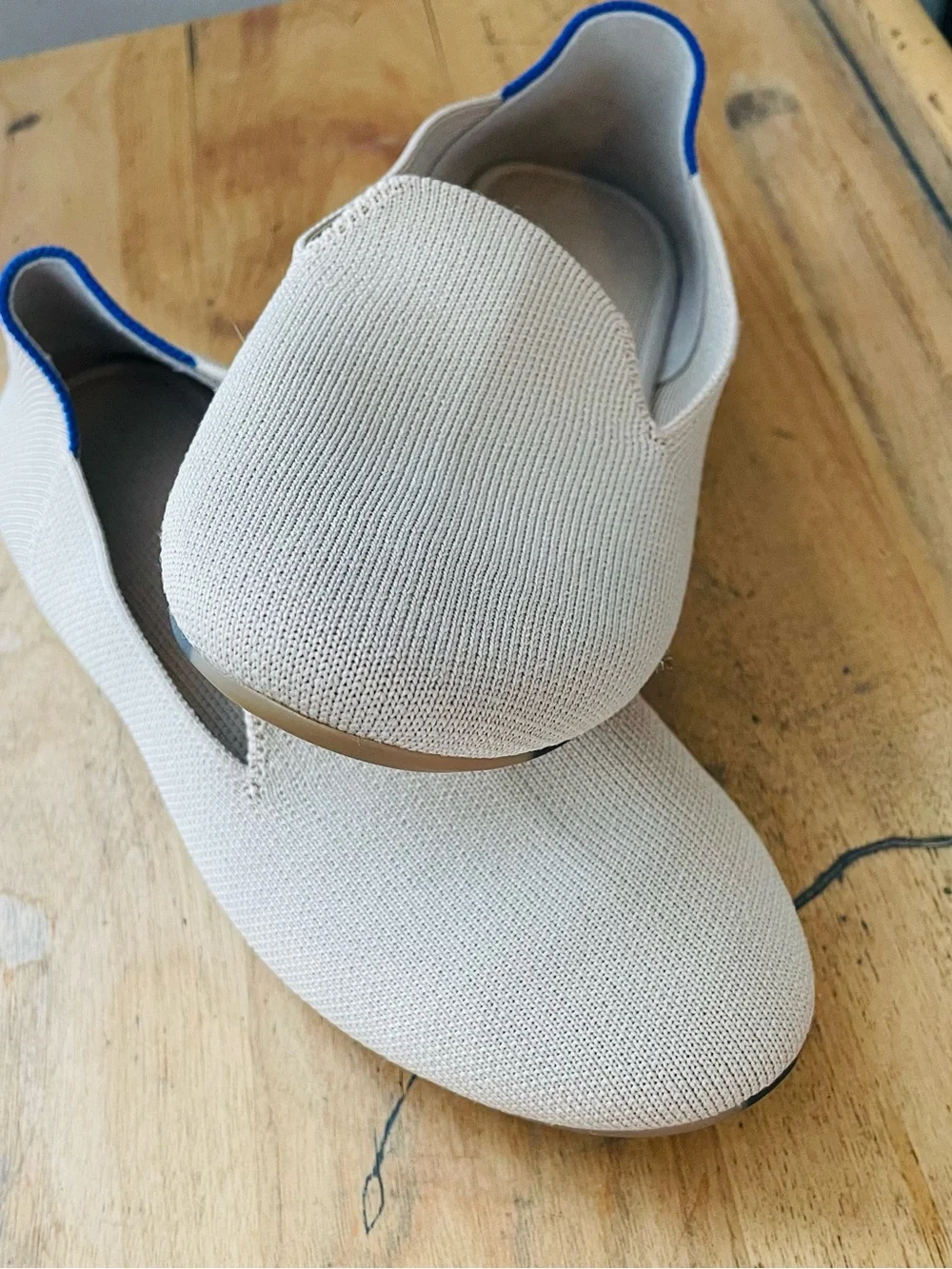 Rothy’s The Lounge Loafer in Sandstone Cream - Picture 12 of 14